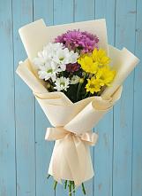 Букет цветов из:  Хризантемы в Лесные Поляны