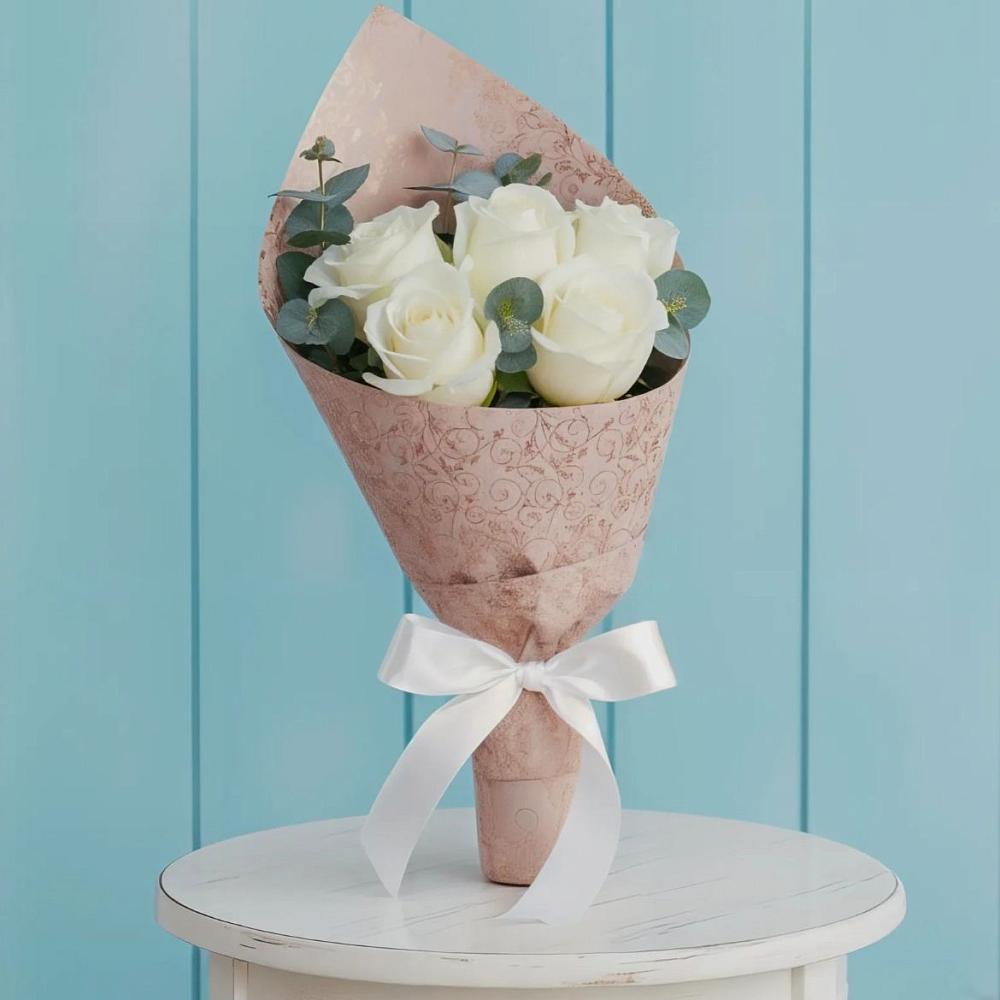 Букет цветов из: Розы в Лесные Поляны