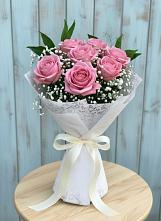 Букет цветов из:  Розы в Лесные Поляны