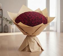 Букет 101 Красная роза в Лесные Поляны