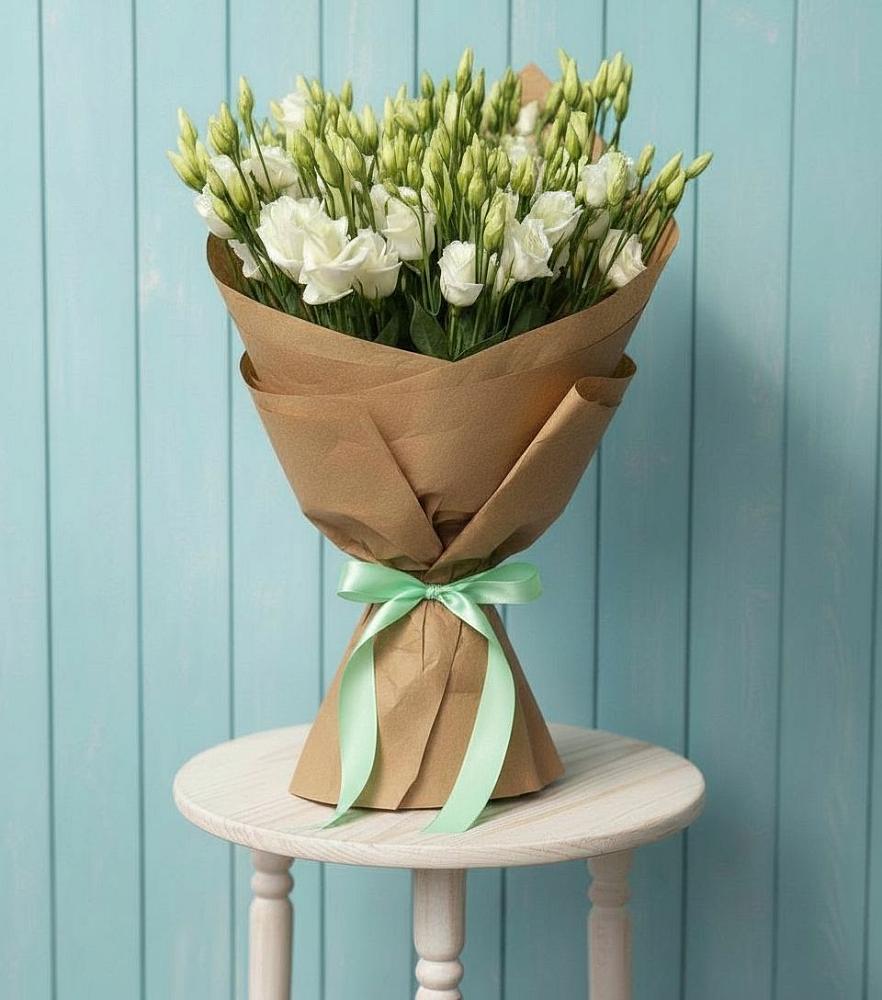 Букет цветов из: Лизиантусы в Лесные Поляны