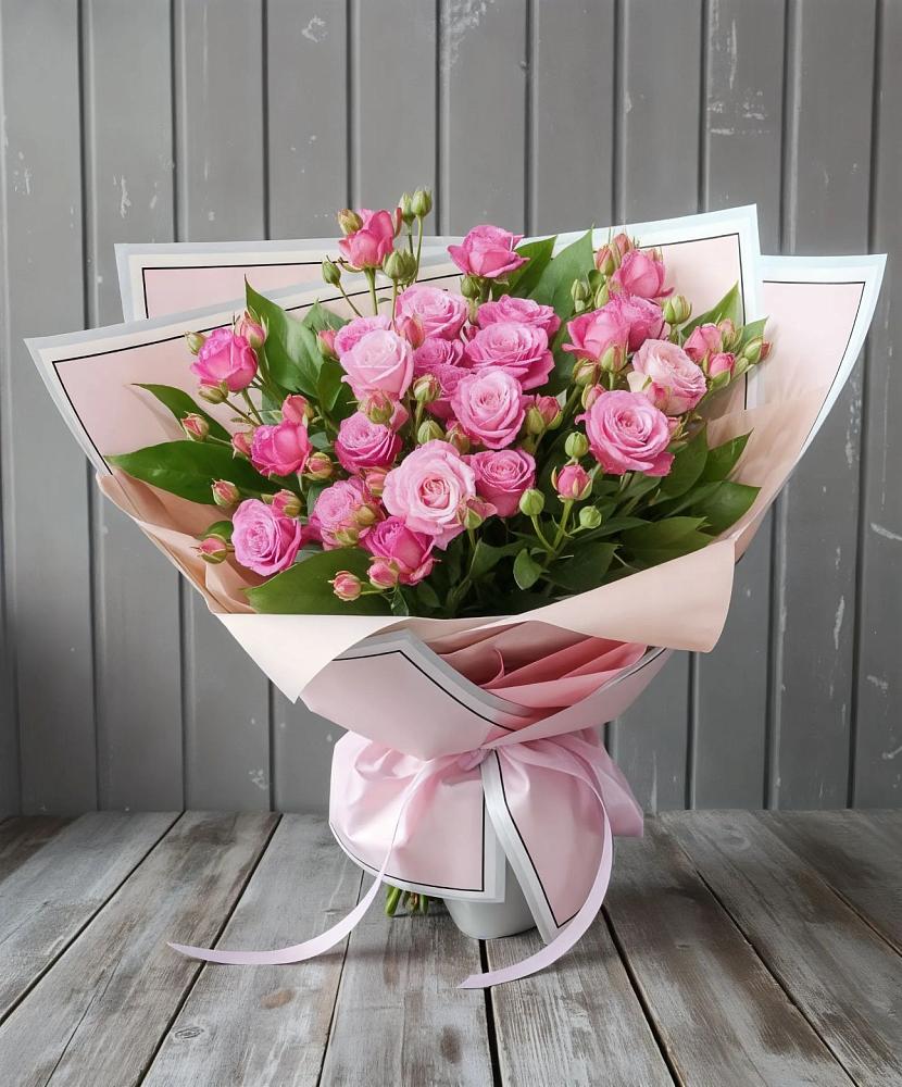 Букет Розовый кустик в Лесные Поляны