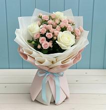 Букет цветов из:  Розы #REPLACE_PRED# Лесные Поляны