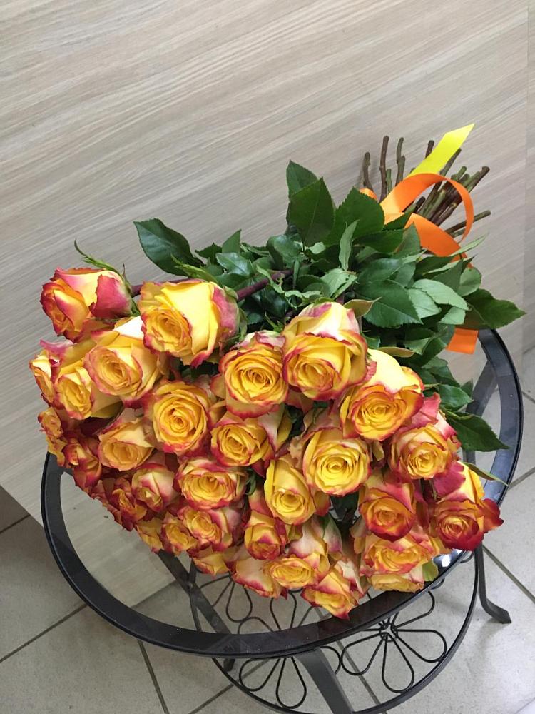 Букет Желтые розы в Лесные Поляны