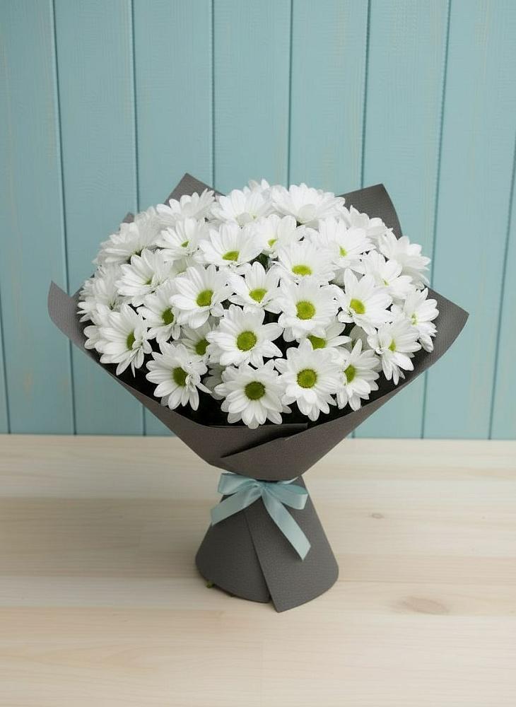 Букет цветов из: Хризантемы в Лесные Поляны