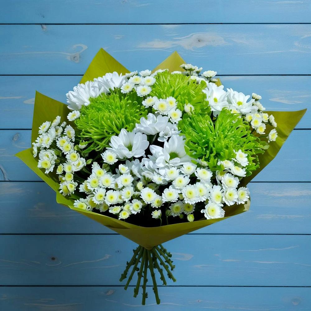 Букет цветов из: Хризантемы в Лесные Поляны
