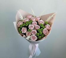 Букет цветов из:  Розы и Хризантемы в Лесные Поляны