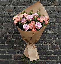 Букет цветов из:  Розы в Лесные Поляны