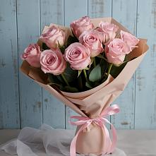 Букет цветов из:  Розы в Лесные Поляны