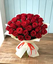 Букет 29 Красных роз в Лесные Поляны
