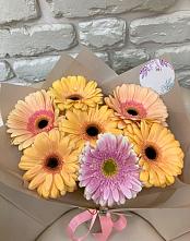 Букет цветов из:  Герберы #REPLACE_PRED# Лесные Поляны