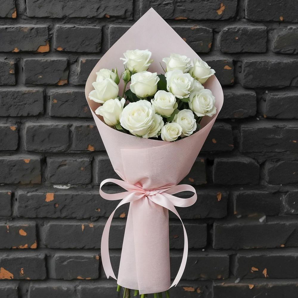 Букет цветов из: Розы в Лесные Поляны