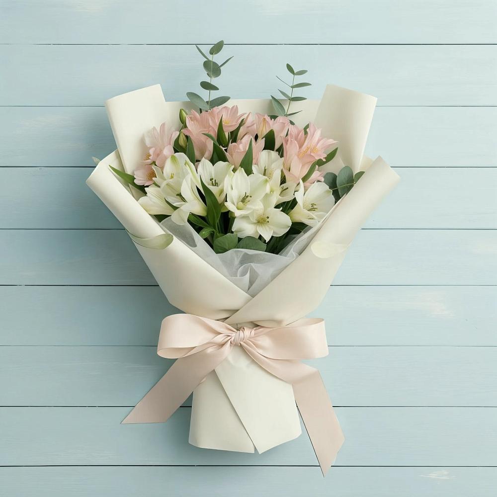 Букет цветов из: Альстромерии в Лесные Поляны