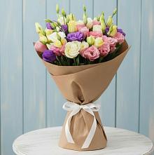 Букет цветов из:  Лизиантусы #REPLACE_PRED# Лесные Поляны