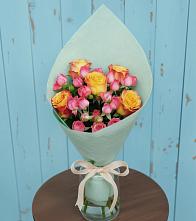 Букет цветов из:  Розы #REPLACE_PRED# Лесные Поляны