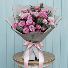 Букет цветов из:  Розы в Лесные Поляны